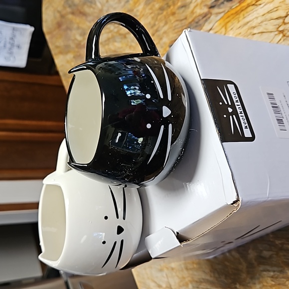 KOOLKATKOO Cat Coffee Tea Mug Set - Picture 1 of 5